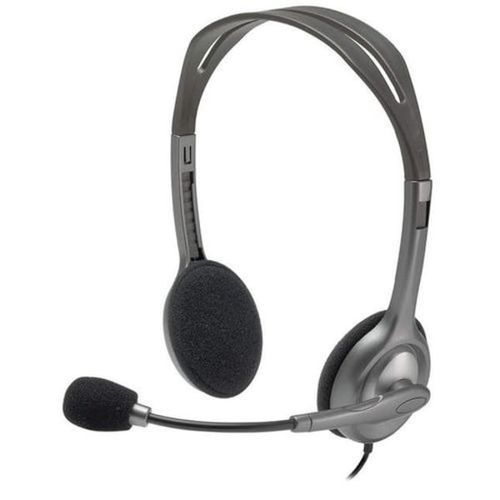 H111 Stereo Headset With Adjustable Headband And Boom Mic