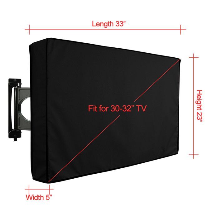 Outdoor TV Cover 30" - 32" Waterproof Dustproof Television