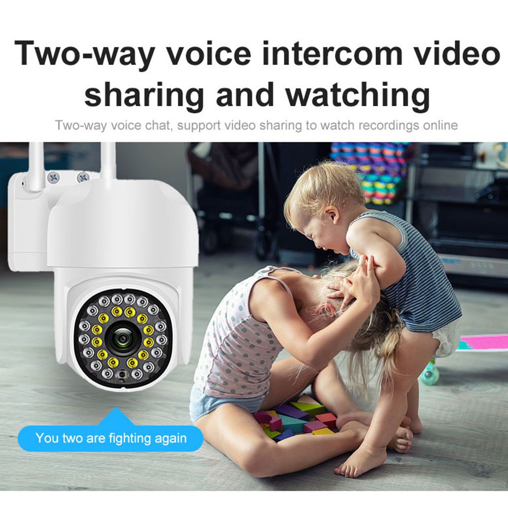 1080P Smart WiFi Camera System Waterproof Wireless Monitor