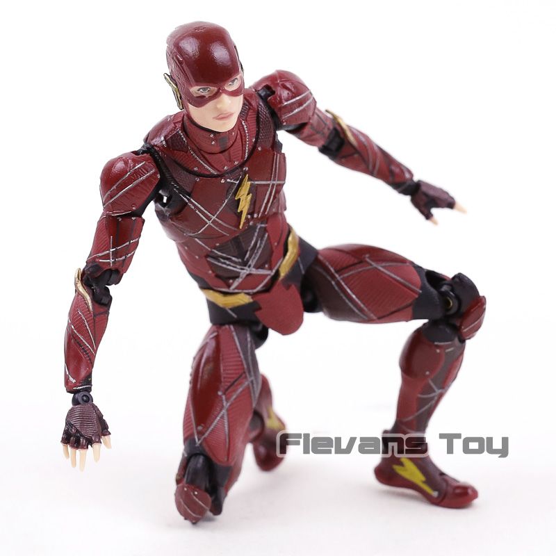Justic League MAFEX 058 The Flash Action Figure Toy Doll