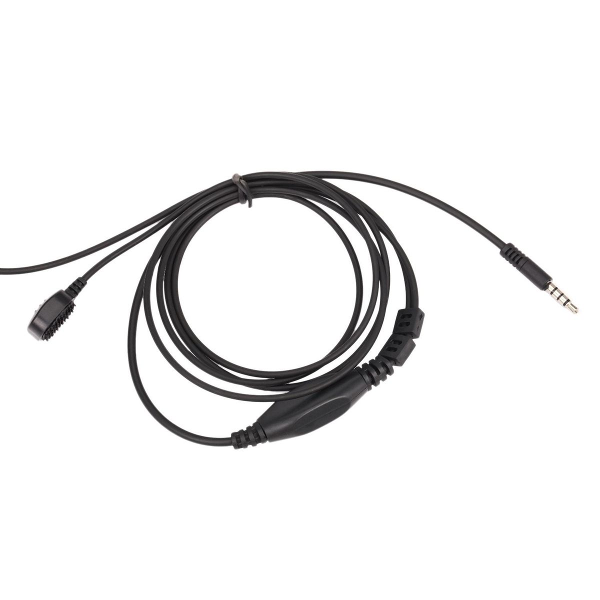 35mm Adjustable Throat Mic Earphone Microphone Covert Acoustic Tube Earpiece Headset With Finger PTT for Android Mobile Phone