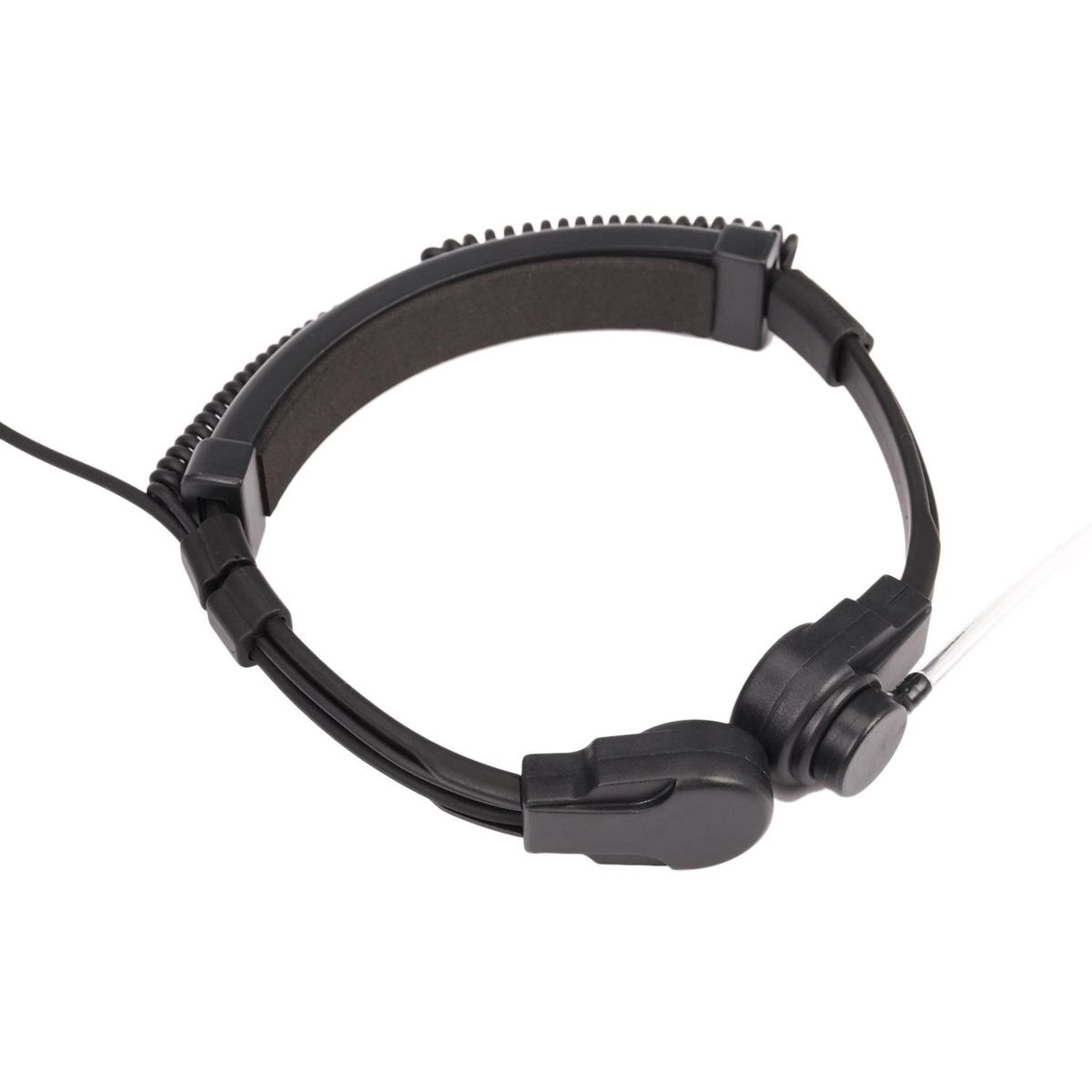 35mm Adjustable Throat Mic Earphone Microphone Covert Acoustic Tube Earpiece Headset With Finger PTT for Android Mobile Phone