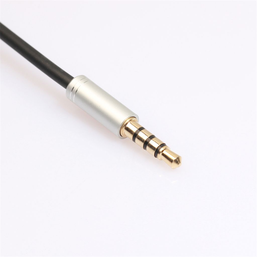 35mm 1 Male Jack Plug To 2 Female Sockets Y Splitter Cable Silver