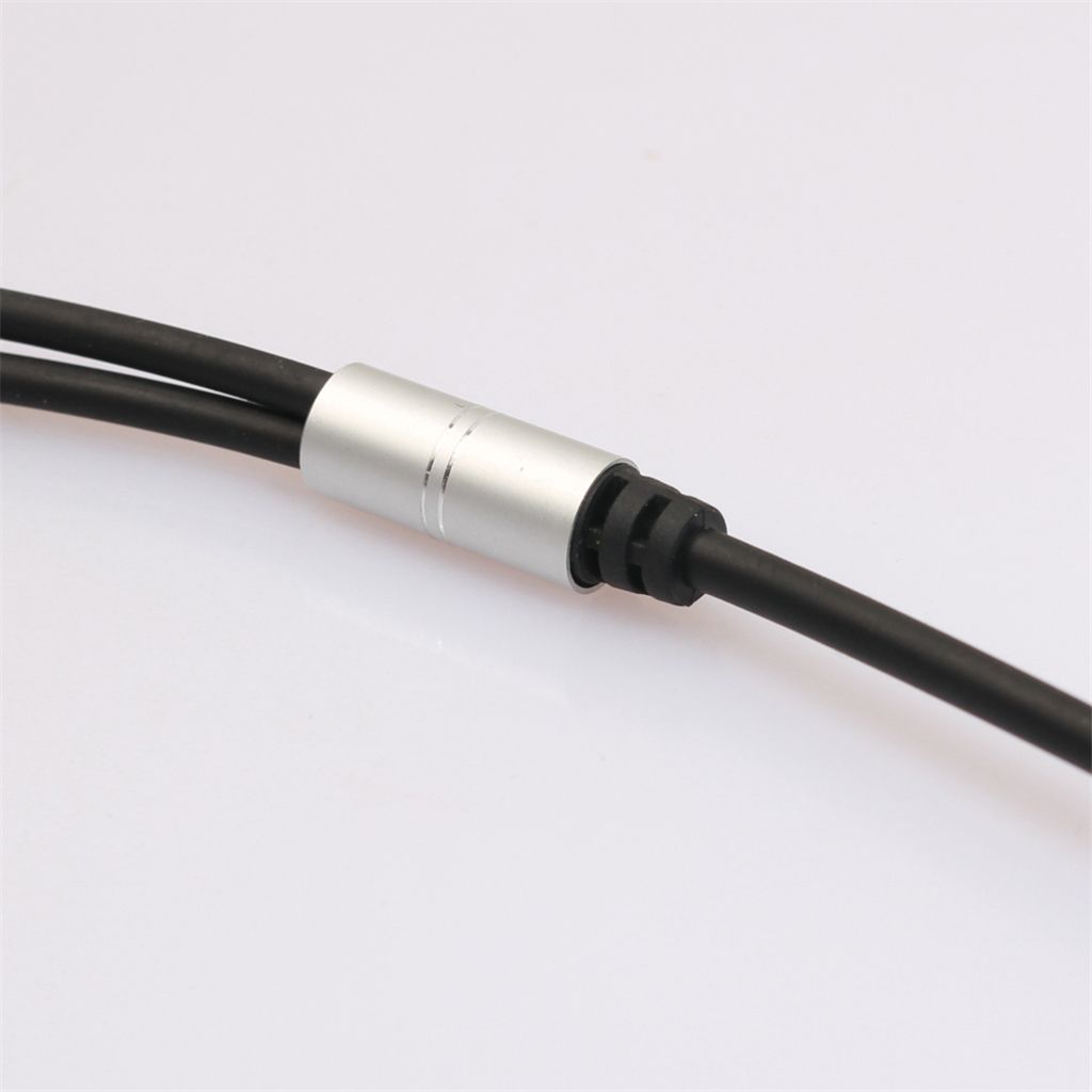 35mm 1 Male Jack Plug To 2 Female Sockets Y Splitter Cable Silver