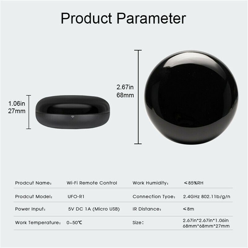 Universal Smart Wifi IR Remote Controller Infrared Home Control Adapter Support Alexa Google Assistant Voice Smart Home Devices