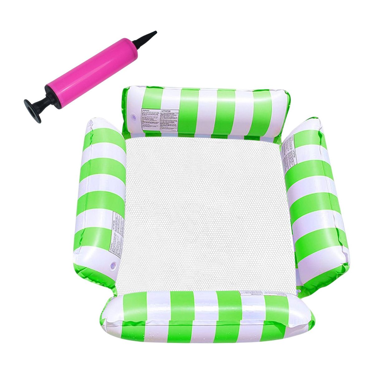 Float Lounge Chair Foldable Water Hammock For Relaxing
