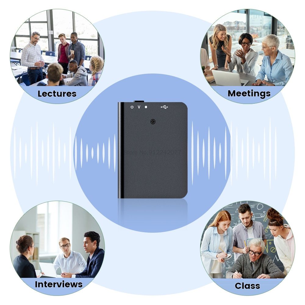 Mini Sound Recorder 8/B Voice Recorder Digital Audio Recording Device Professional Small USB MP3