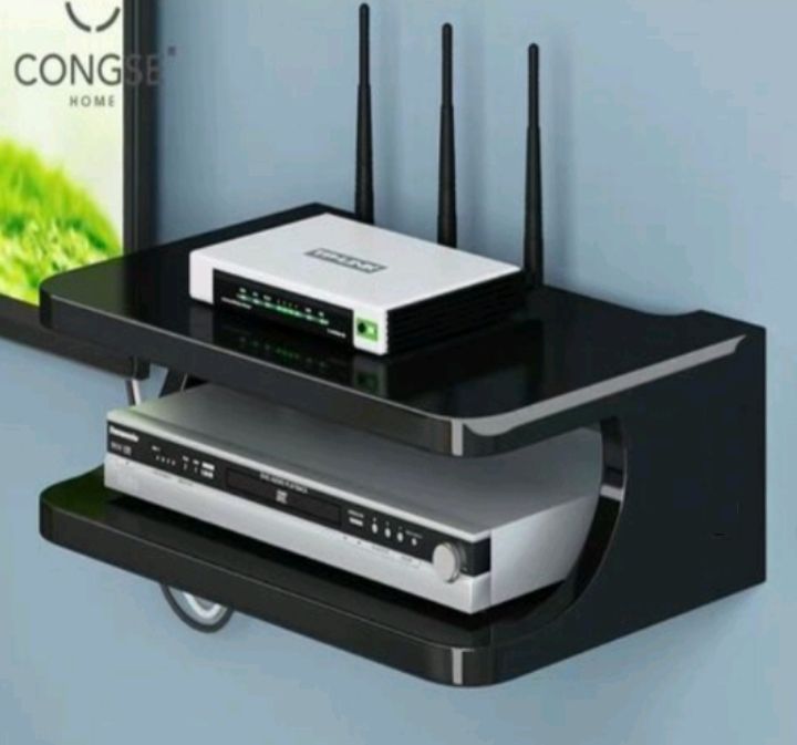 Portable DVD AUDIO  DECODER WALL SHELF - FLOATING TV SHELF