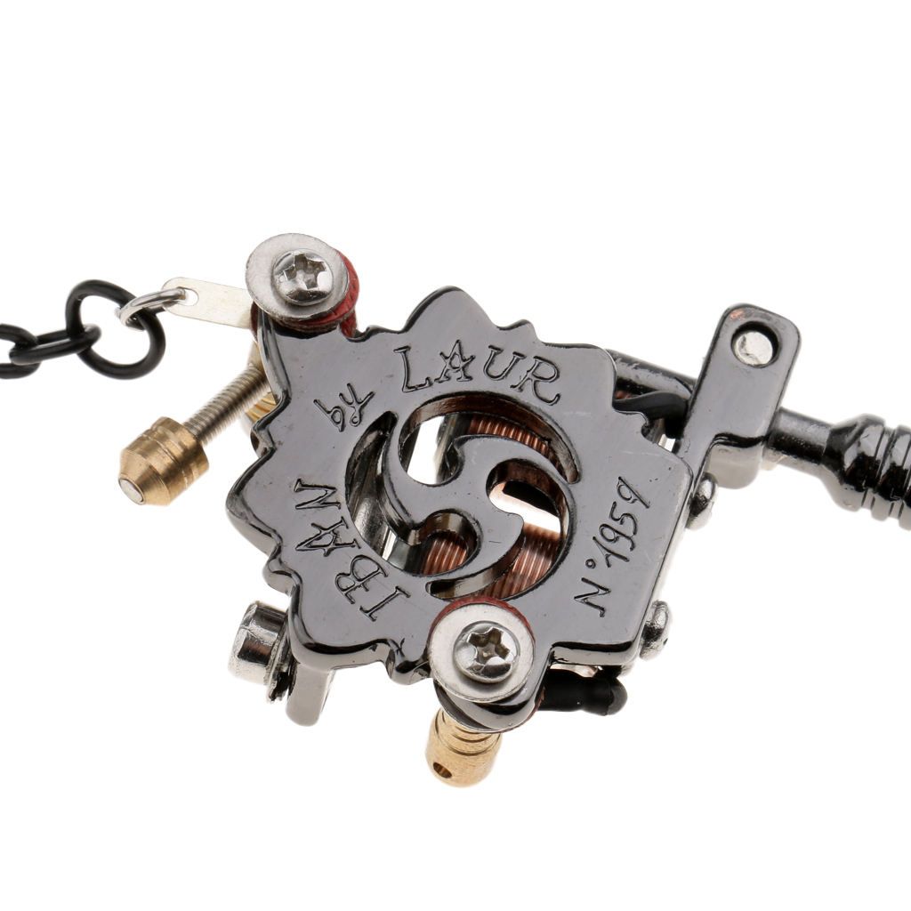 Alloy Tattoo Gun Keychain Mini Tattoo Pendant Necklace Machine