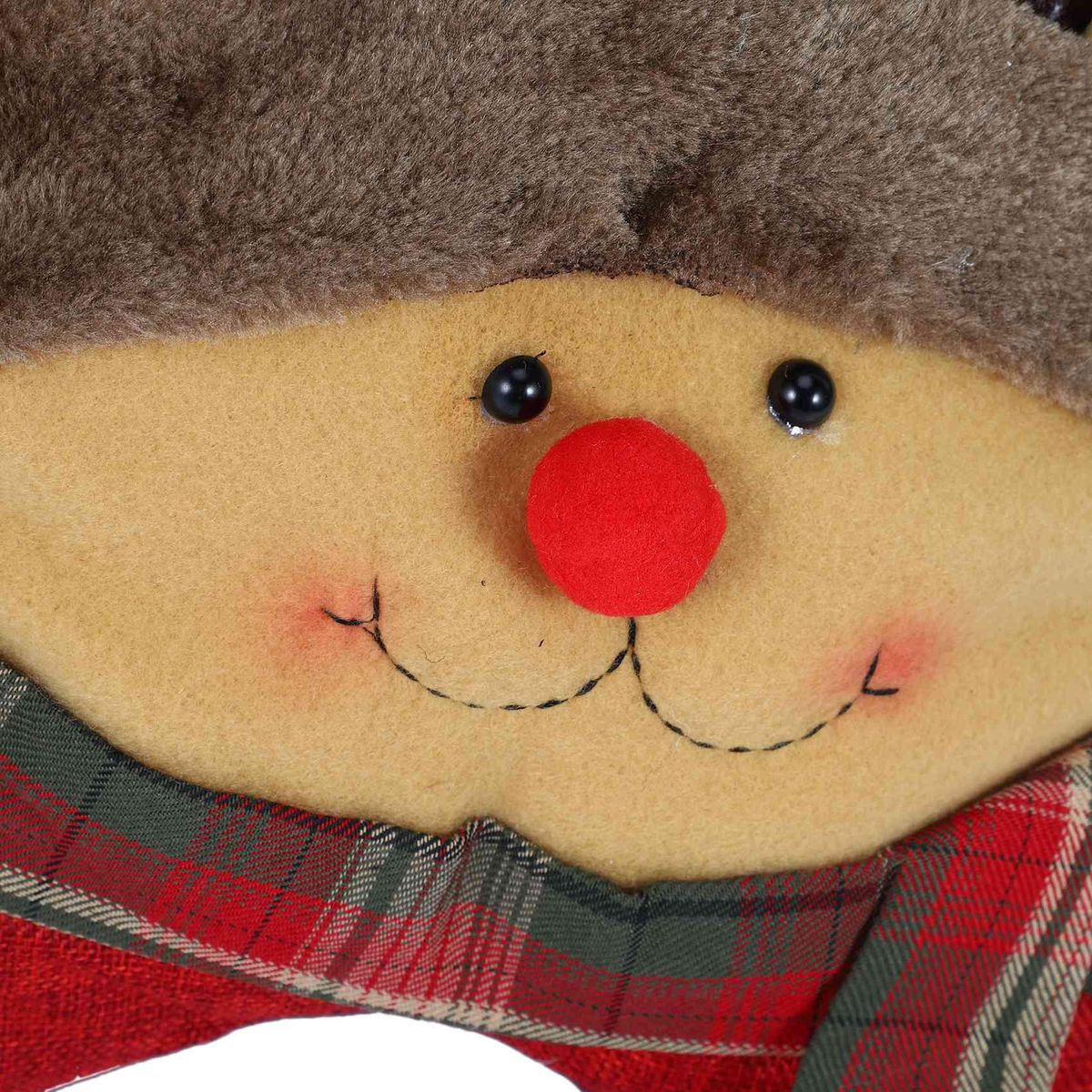 Christmas Decoration Gift Five-Star Pillow Elk Cartoon