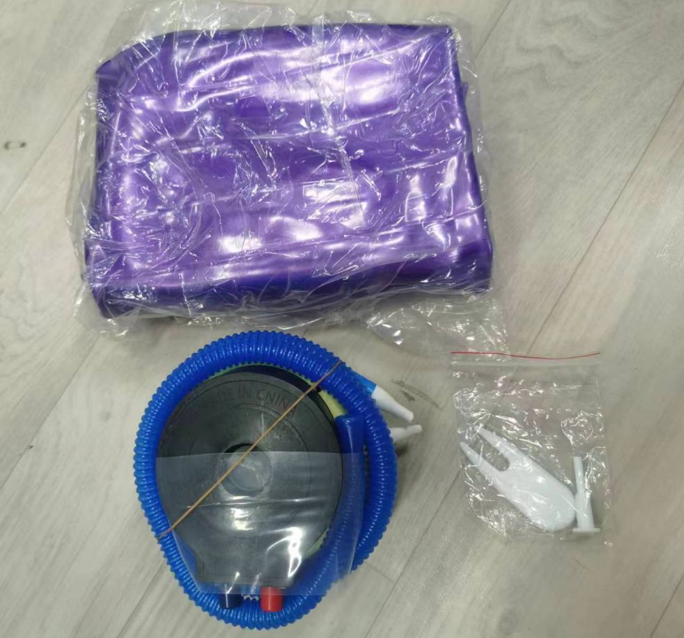 75cm Big Advanced Sports Yoga Ball + Gonfleur - Purple