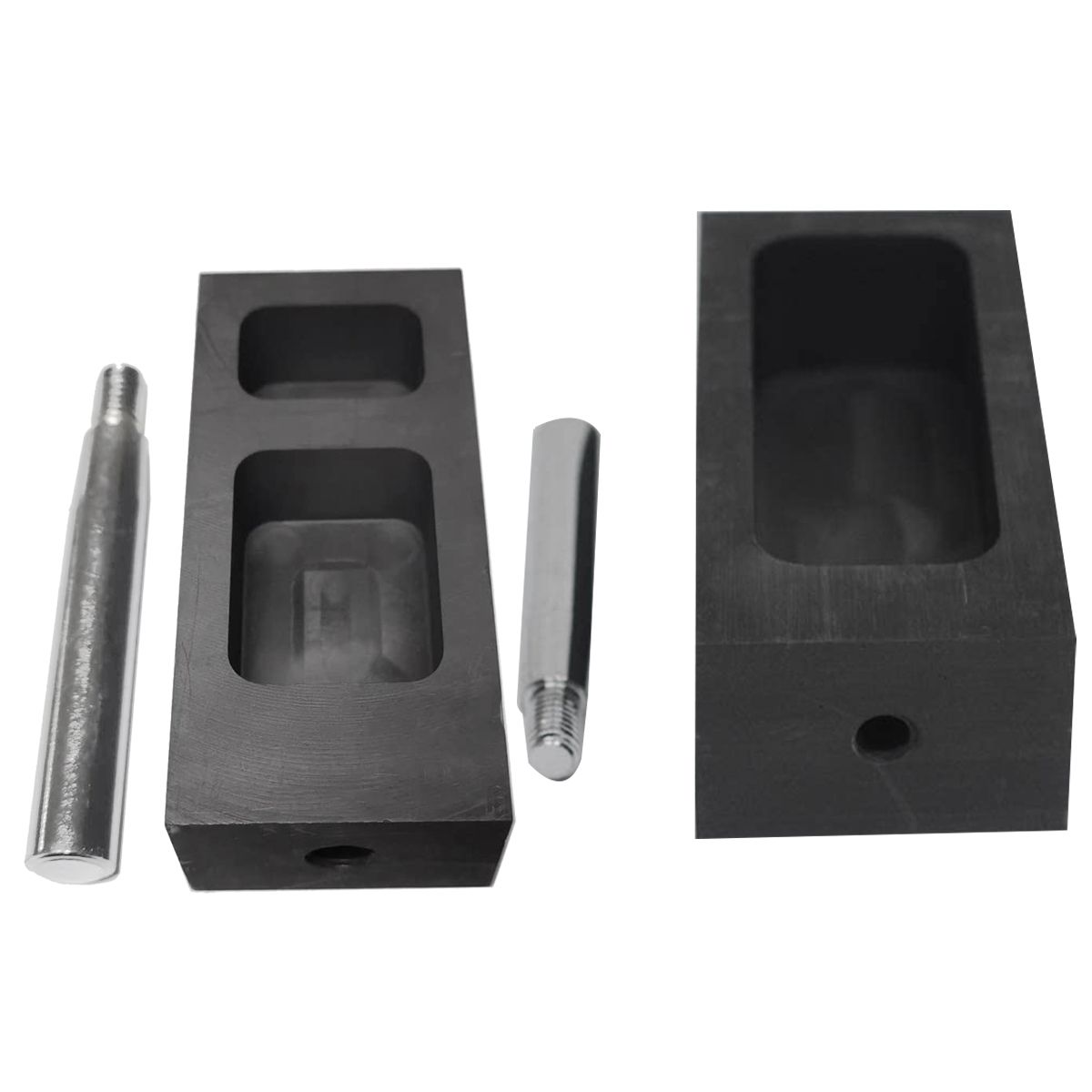 Gold Silver with Handle Graphite Ingot Mold Mould Crucible