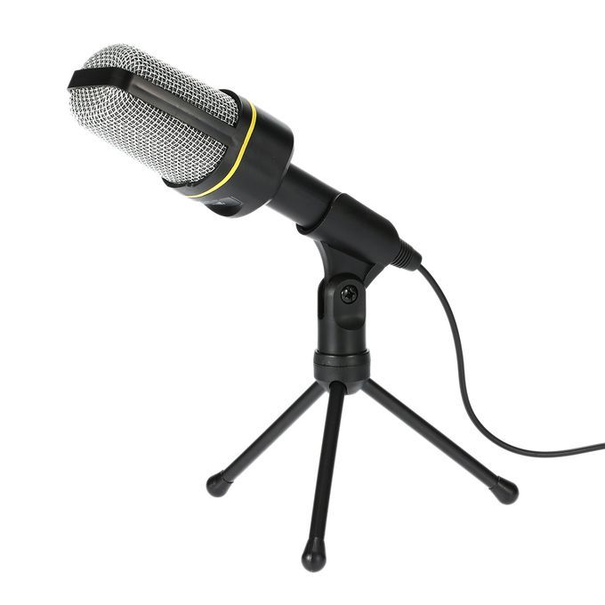 Desktop Microphone With Tripod Professional Podcast Studio