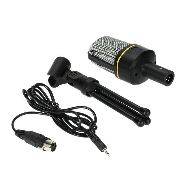 Desktop Microphone With Tripod Professional Podcast Studio