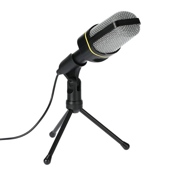 Desktop Microphone With Tripod Professional Podcast Studio