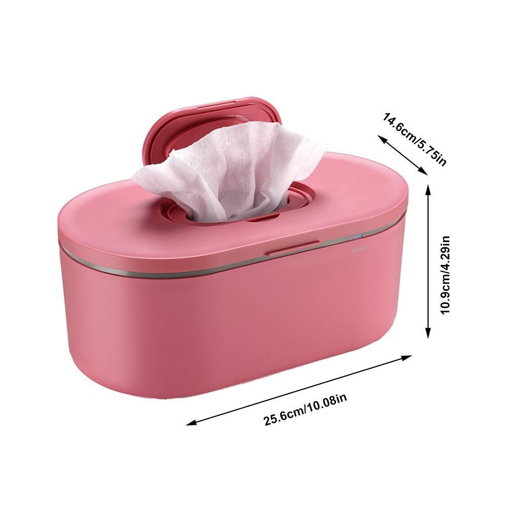 12W Portable Wipe Warmer Baby Wet Wipes Dispenser Holder For Home With LED Display DC 12-24V No Water Injection Required