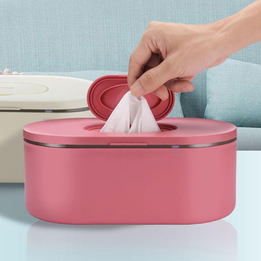 12W Portable Wipe Warmer Baby Wet Wipes Dispenser Holder For Home With LED Display DC 12-24V No Water Injection Required
