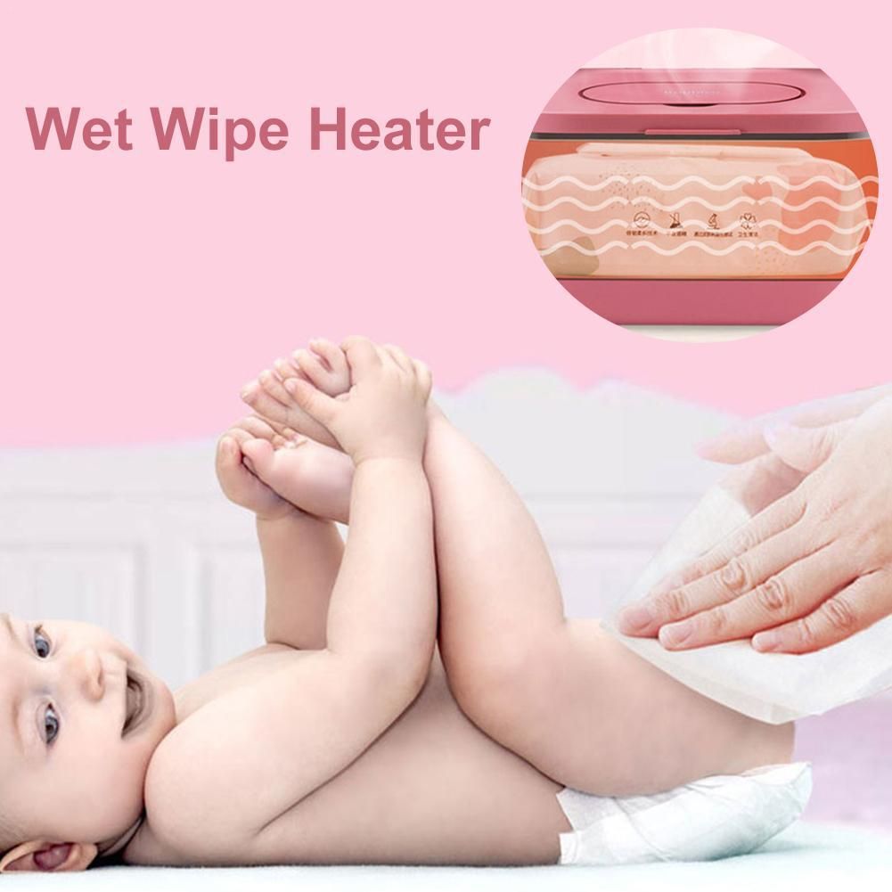 12W Portable Wipe Warmer Baby Wet Wipes Dispenser Holder For Home With LED Display DC 12-24V No Water Injection Required