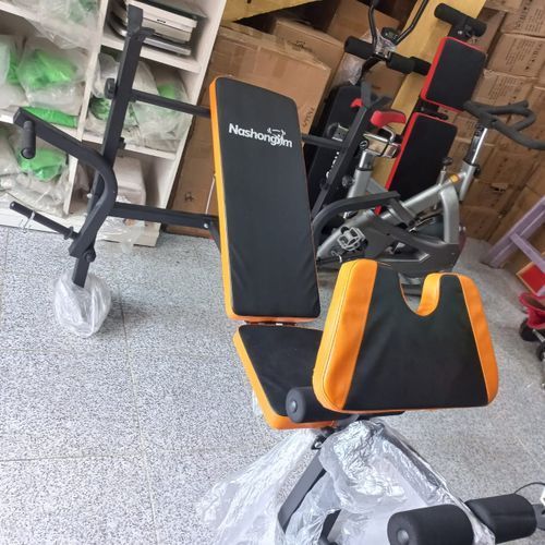Standard Weight Bench With 50kg Barbell