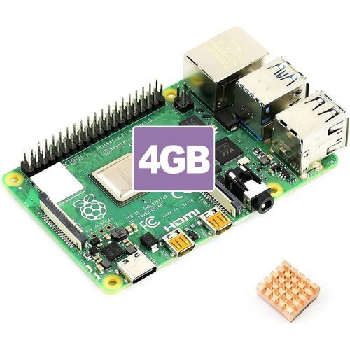 Waveshare Accessory Compatible With Raspberry Pi 4 Model B