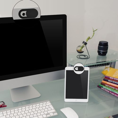 Webcam Cover Web Camera Privacy Webcams Blocker For Laptop PC Tablets Phones Black
