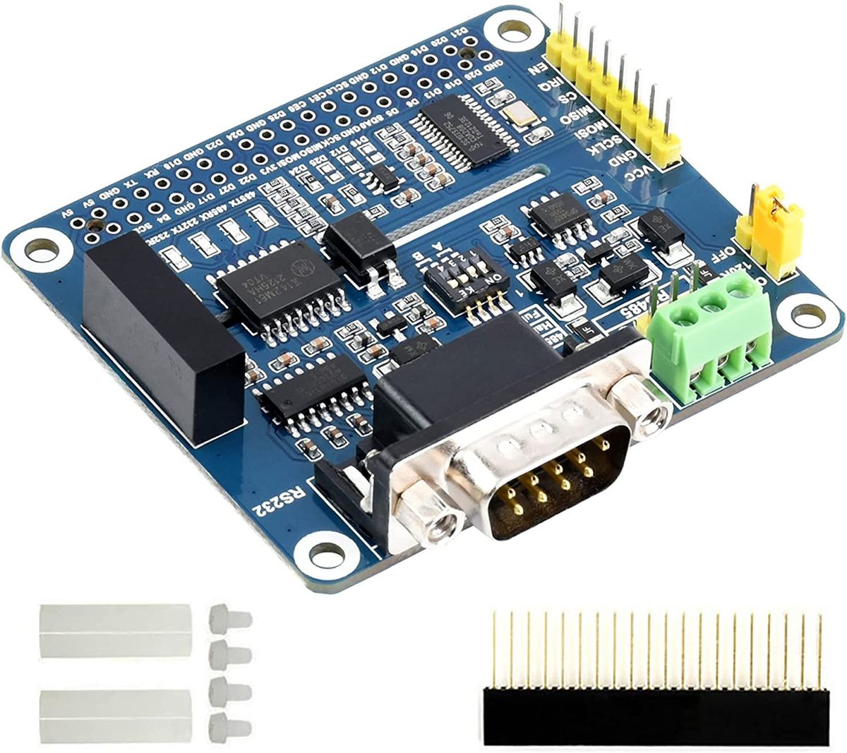 Isolated RS485 RS232 Expansion HAT Board For Raspberry Pi