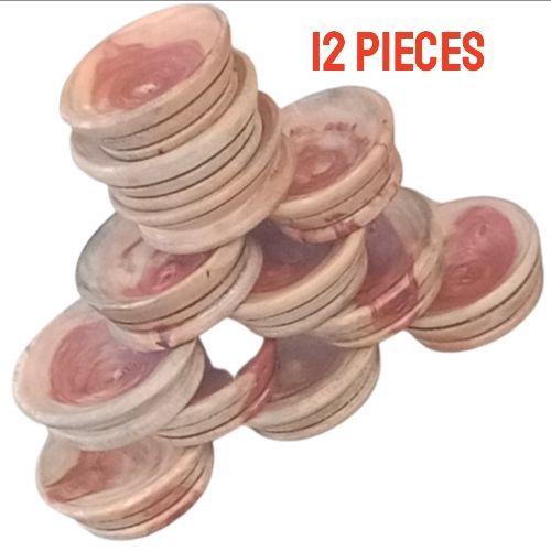 12 Pieces Of Wooden Bowl For Serving Goat Meat