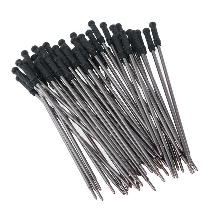 50x 0.5mm Nib Rollerball Pen Refill  Pen Sign Pen Replaceable Black