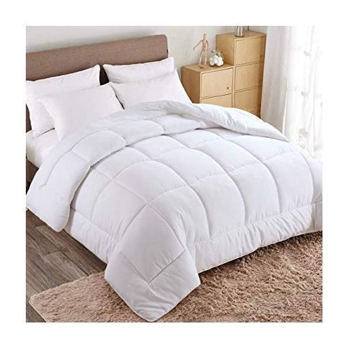 Duvet,Bed Sheet With 4 Pillowcase-White
