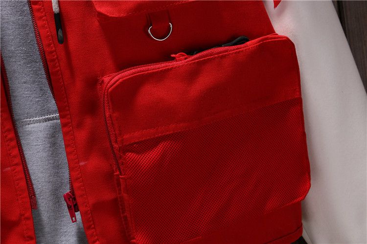 Spring Autumn Man Vests Military Tactical Multi Pocket Vest Jacket