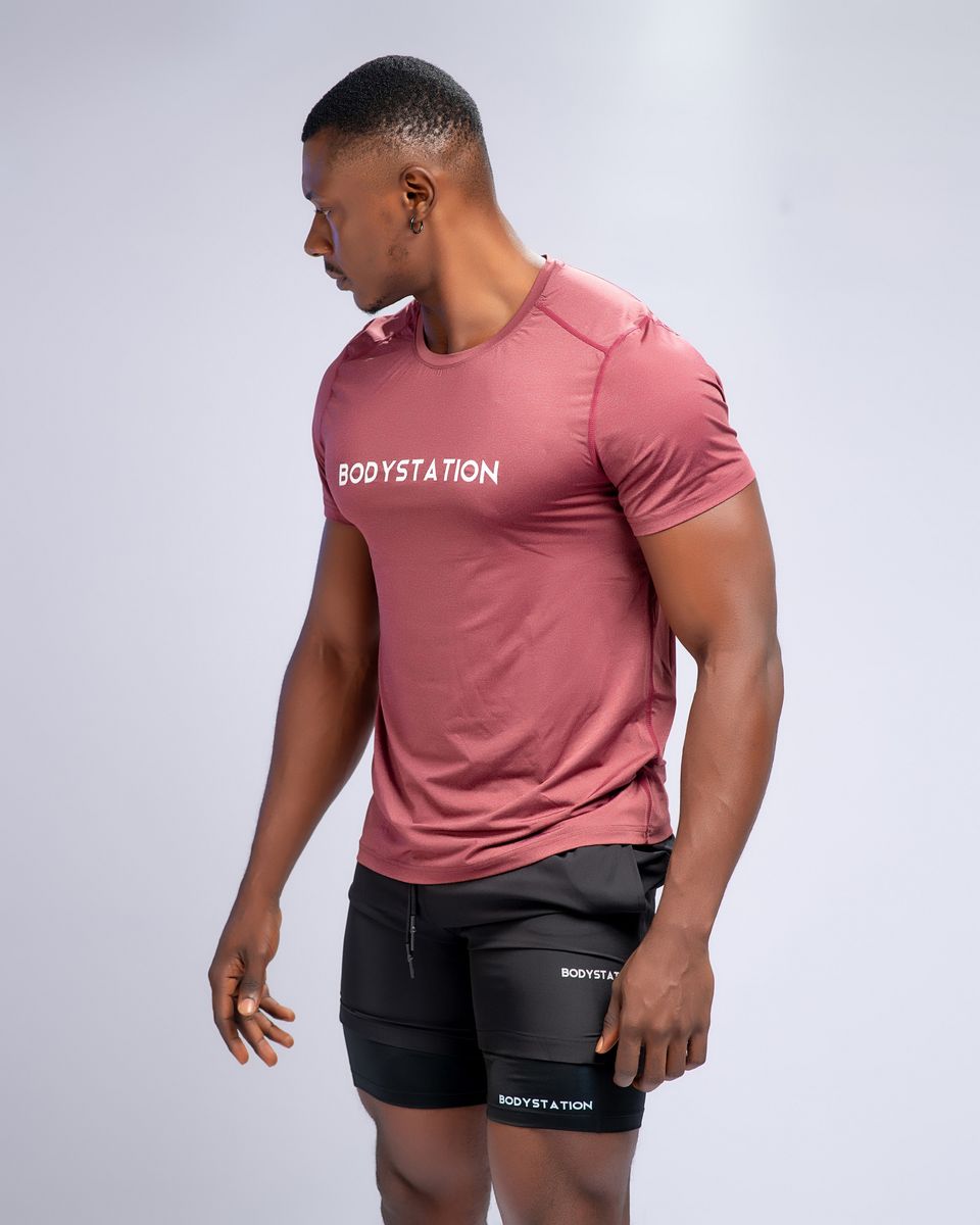 Men's Training T-Shirt - Fuchsia
