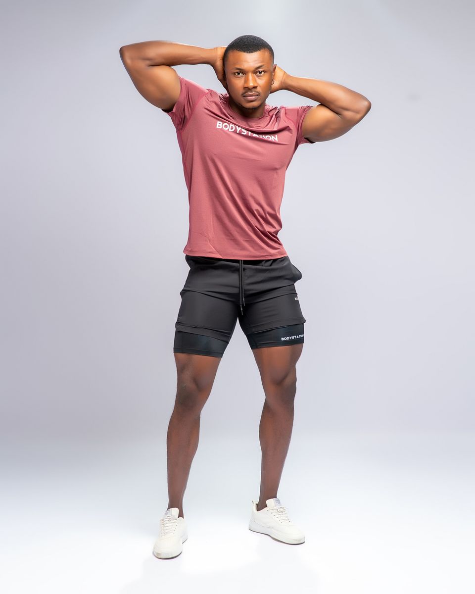 Men's Training T-Shirt - Fuchsia