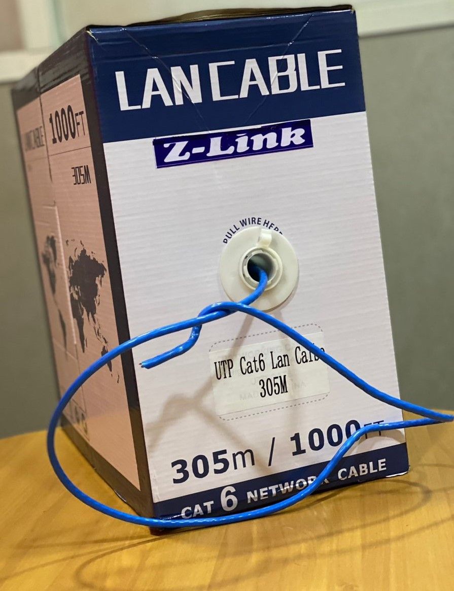 Z-link LANCABLE  305M- PURE COPPER (Blue)