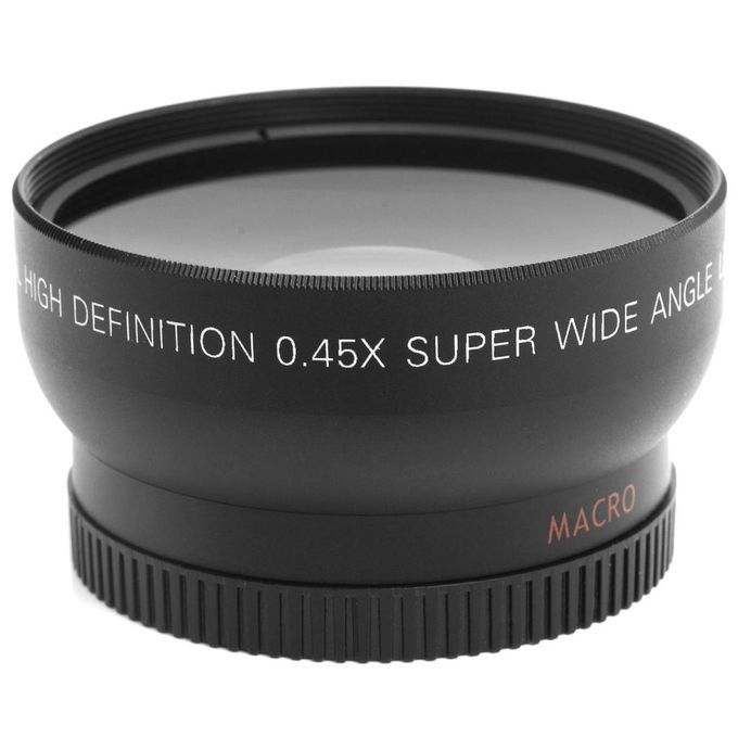 Universal 55mm 0.45x Wide Angle + Macro Conversion Lens For DSLR