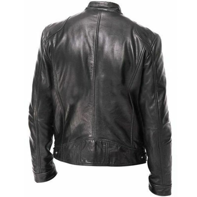 Leather Jacket Autumn Winter Temperament Locomotive