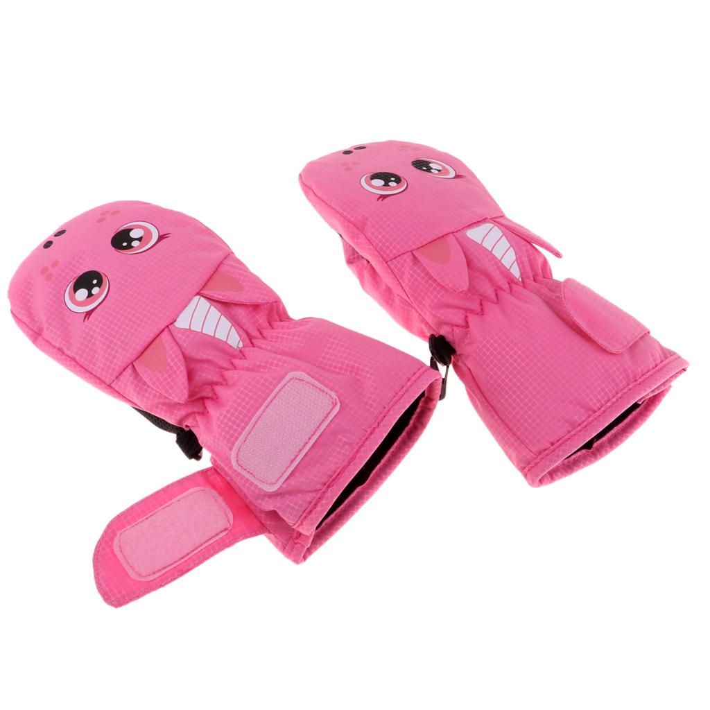 Kids Baby Winter  Waterproof Ski Snow Winter Sports Pink  L