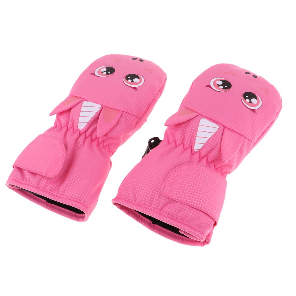 Kids Baby Winter  Waterproof Ski Snow Winter Sports Pink  L