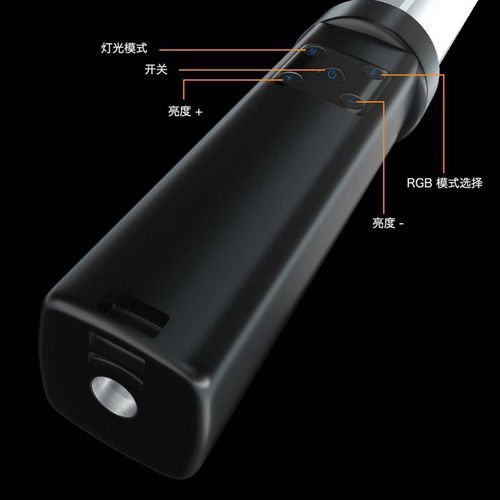 RGB Handheld LED Light Waterproof Videography 30 Multi Color 505x38mm