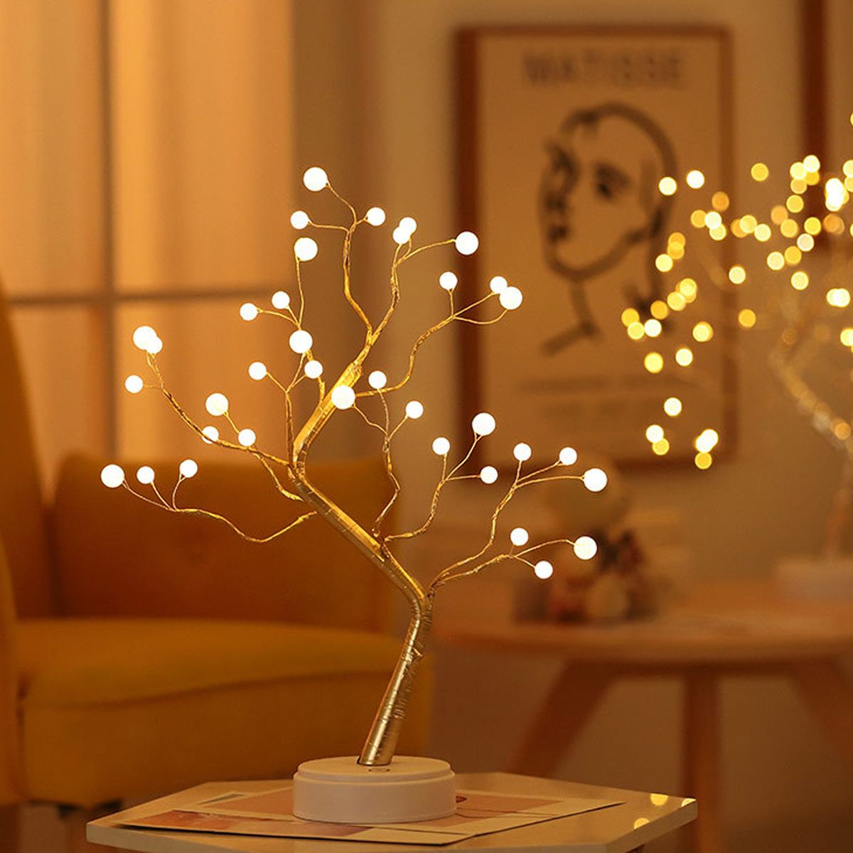 Tree Branches Lights 36 LEDs Indoor Desk Starry Tree Light