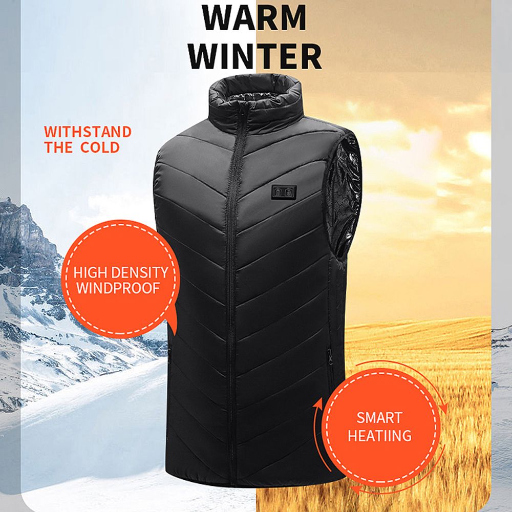 Heated Vest For Men Women 15-Zone Winter Electric Heating