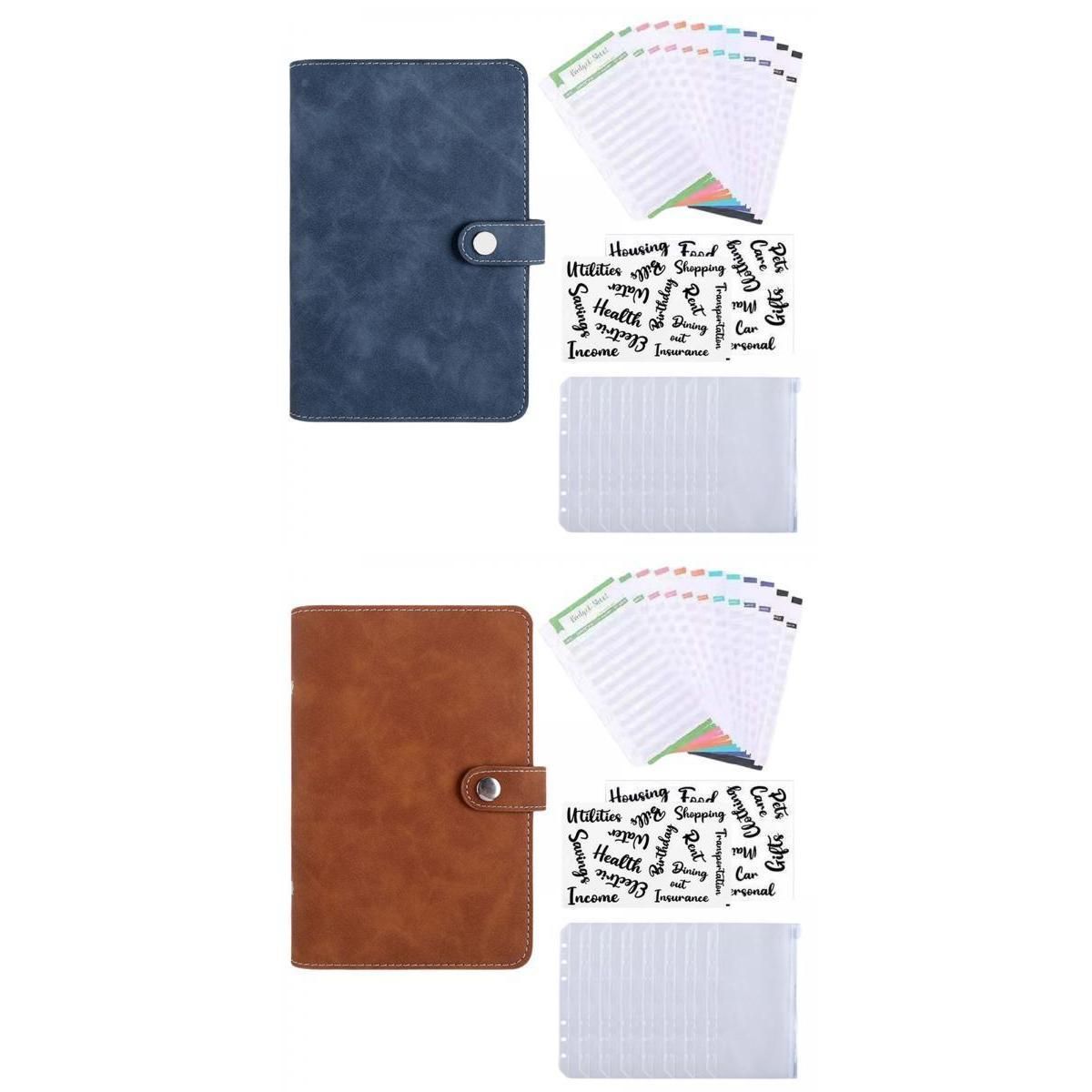 2xCoupon Organizer Lose Leaf Cash Binder For Budgeting