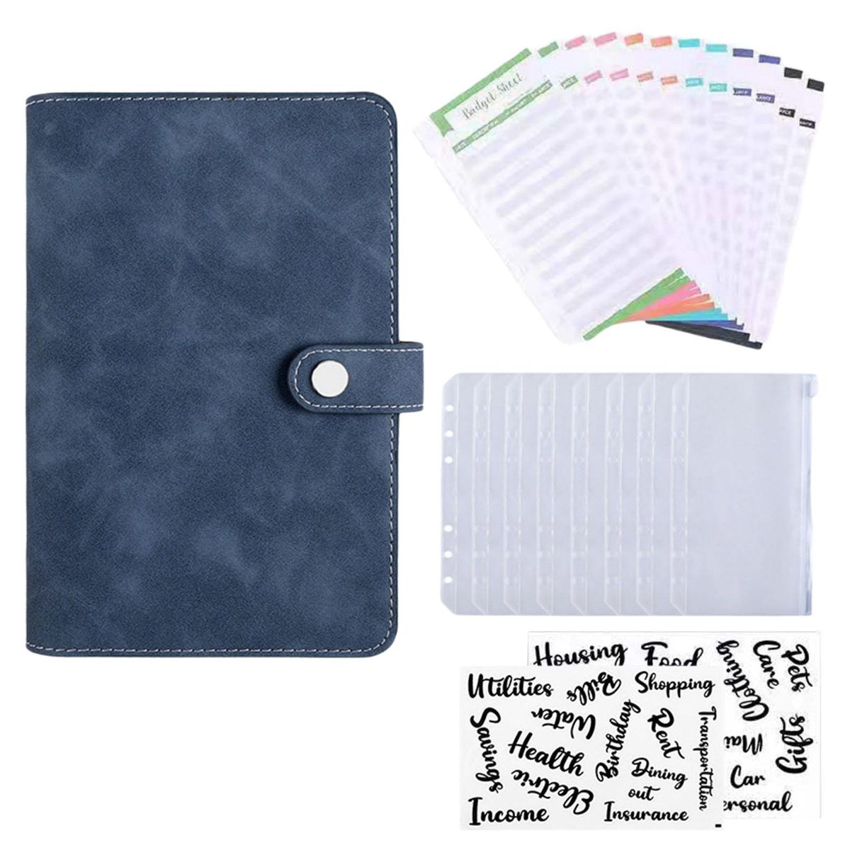 2xCoupon Organizer Lose Leaf Cash Binder For Budgeting
