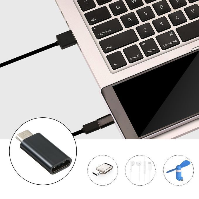 Type-C To Micro USB Convert Connector Data Sync Female To