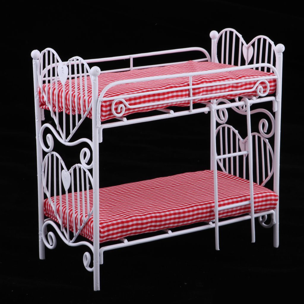 Bed 112th Bunk Fine Metal Bedroom With Dollhouse Furniture
