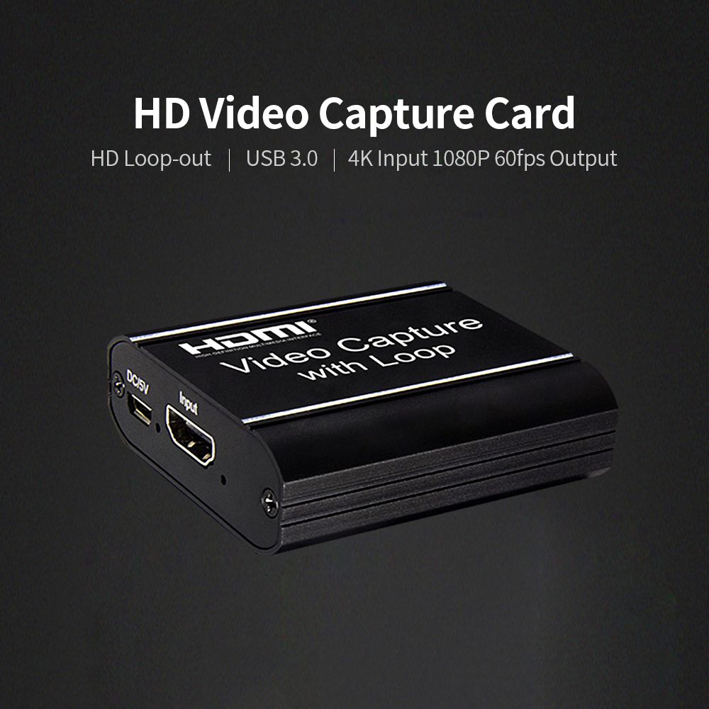 HD Video Capture Card With HD Loop-out USB 3.0 Capture Card