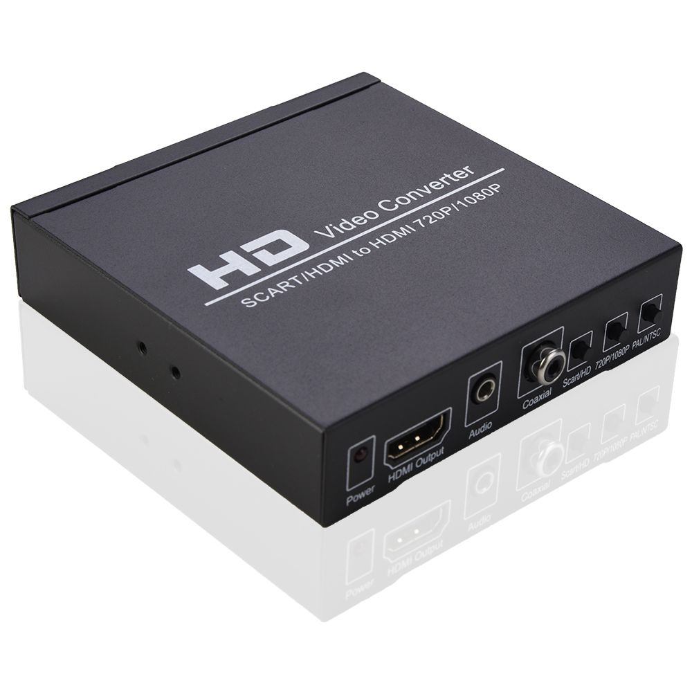 SCART/HD To HD Video Converter Support 720P/1080P Switch