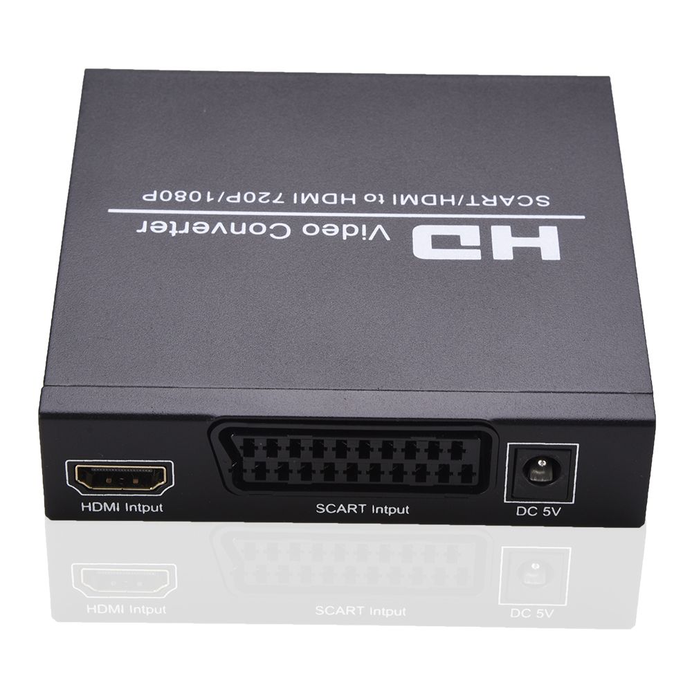 SCART/HD To HD Video Converter Support 720P/1080P Switch