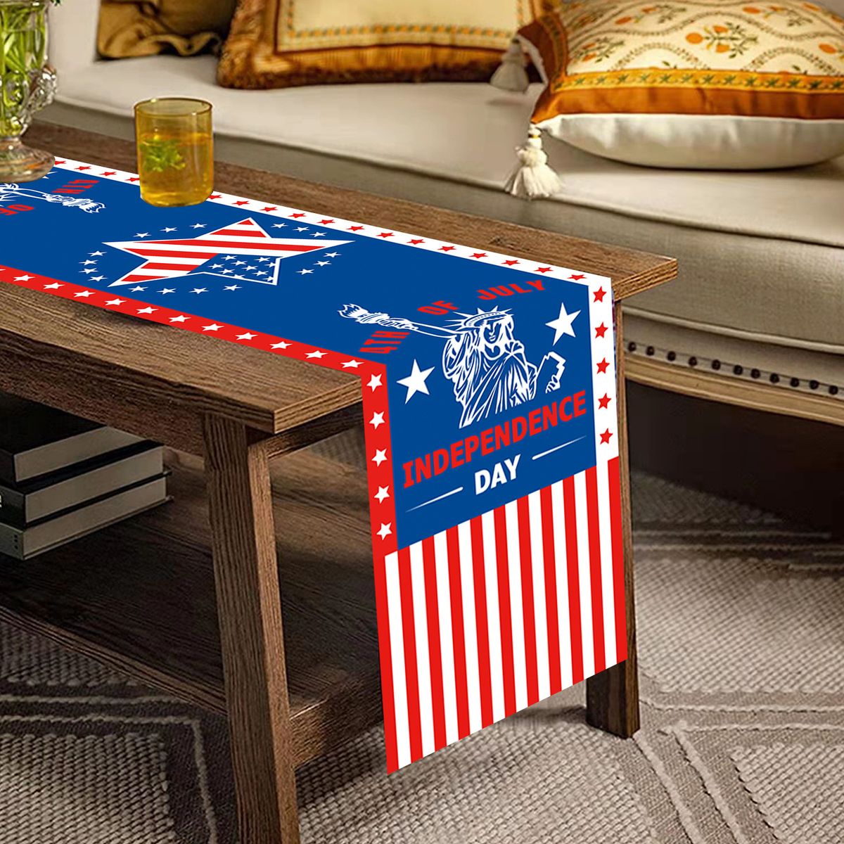 Independence Day Table Runner 4th Of July Table Runner
