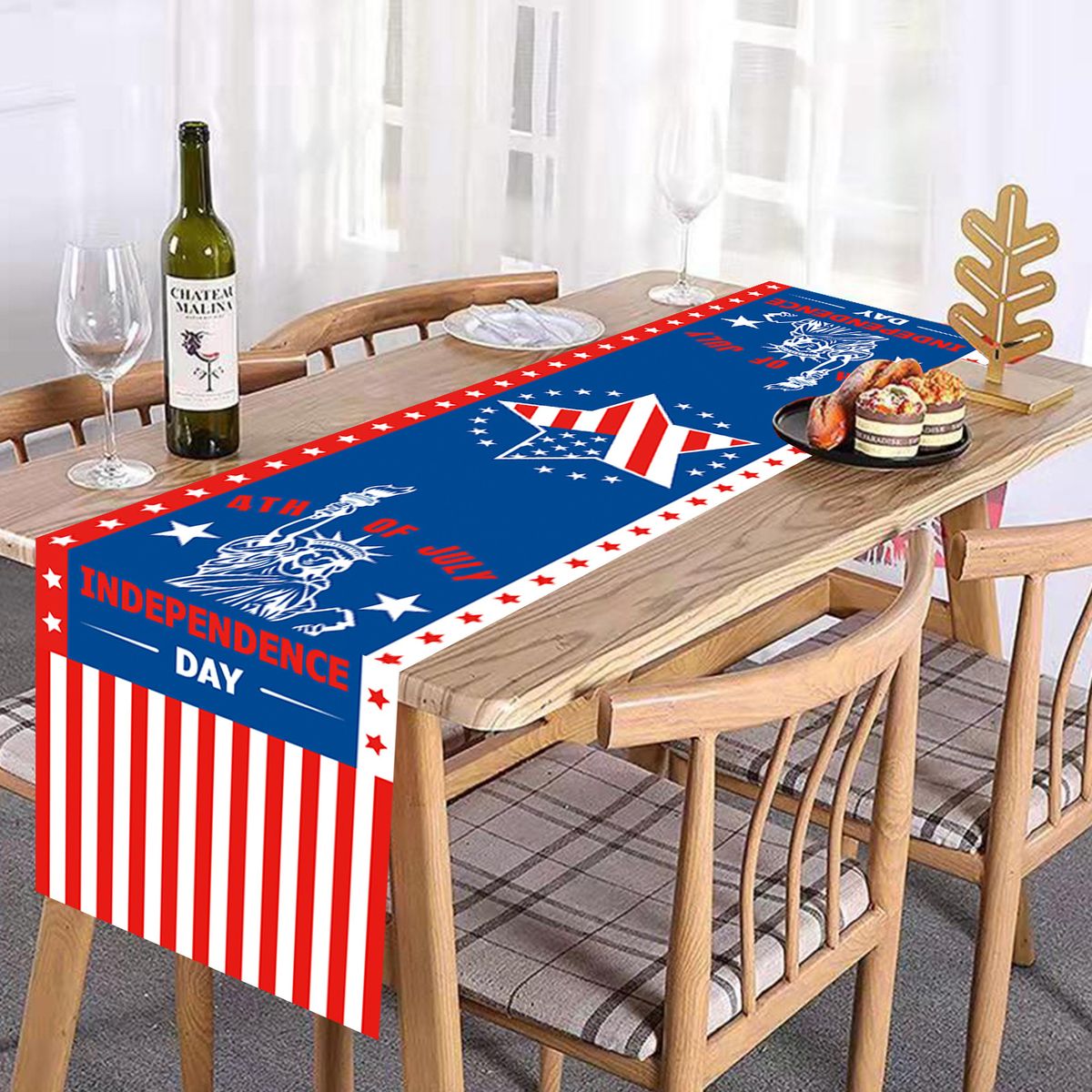 Independence Day Table Runner 4th Of July Table Runner