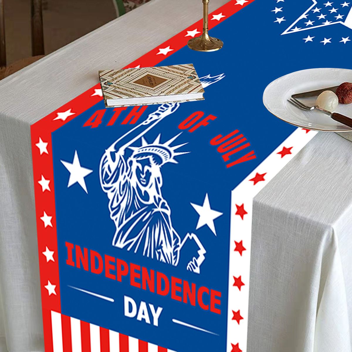 Independence Day Table Runner 4th Of July Table Runner